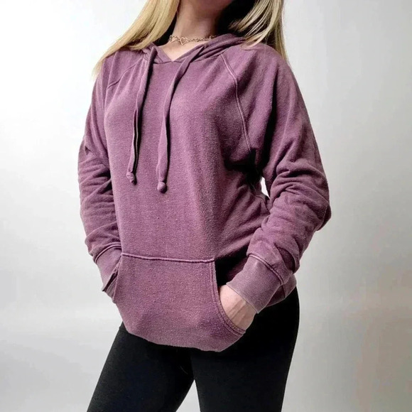 American Eagle Outfitters Tops - American Eagle Plum Hoodie - S